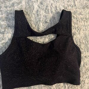 Patterned Lululemon cropped tank with sports bra Still